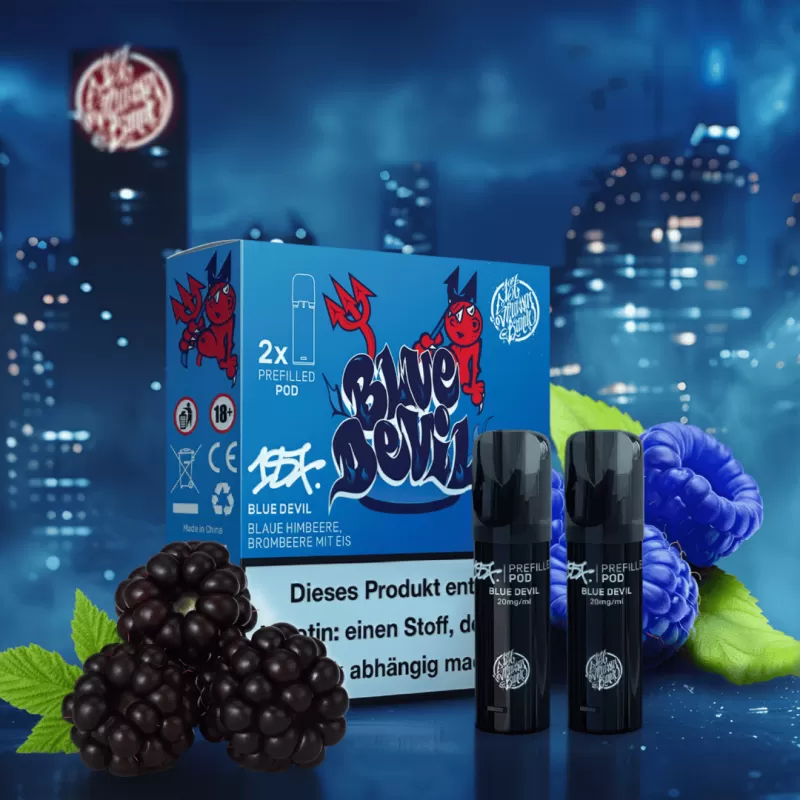 187 Pods – Blue Devil (2er Pack) - Beeren Mix / Himbeere / Brombeere