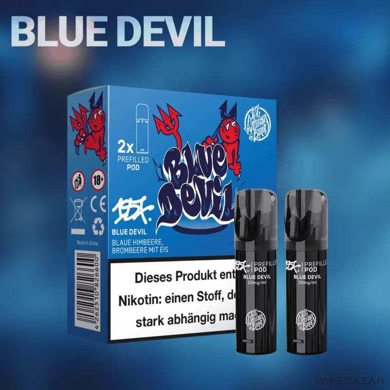 187 Pods – Blue Devil (2er Pack) - Beeren Mix / Himbeere / Brombeere - Image 2