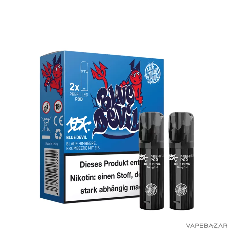 187 Pods – Blue Devil (2er Pack) - Beeren Mix / Himbeere / Brombeere - Image 3