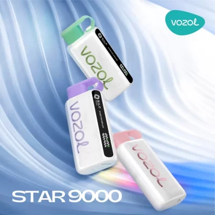 Vozol STAR 9000 Disposable Vape - 9000 Puffs - Grape Ice