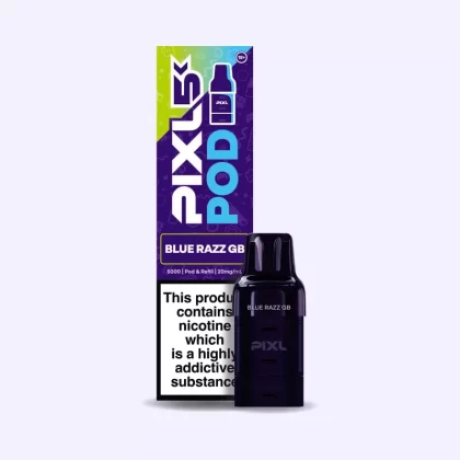 Blue Razz GB Pixl 5K Prefilled Pods - Vape Product (A1C4FE)