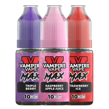 Vampire Vape VV MAX 10ml Nic Salt 10mg - Strawberry Kiwi