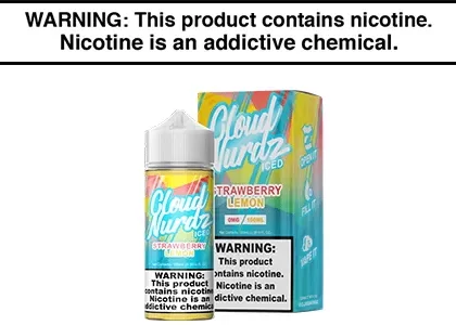 STRAWBERRY LEMON ICED BY CLOUD NURDZ TFN 100ML - Vapejuice