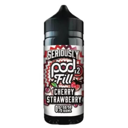 Seriously Pod Fill Cherry Strawberry 100ml Short Fill E Liquid - Vapourdays Co