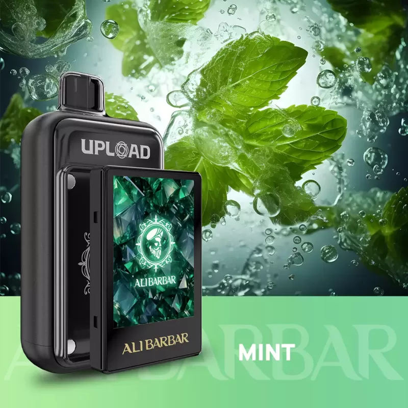 ALIBARBAR UPLOAD 25000 PUFFS – Mint - Oil Tank + Screen, Oil Tank Only (715999)