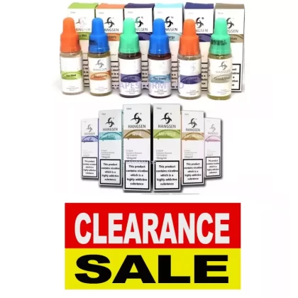 10x Hangsen E Liquid – Stock Clearance – TPD - Vapestorm Co