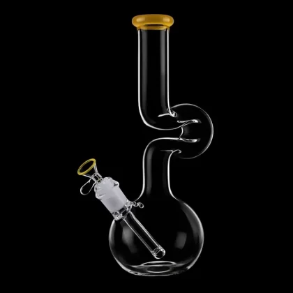 Smoke Cartel Zig Zag Bubble Base Bong – 11 in.