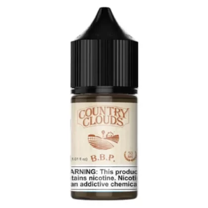 Country Clouds Salt E-Liquid – Banana Bread Puddin’ 30ml