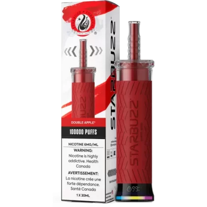 Double Apple – Starbuzz 100k Disposable Shisha Vape