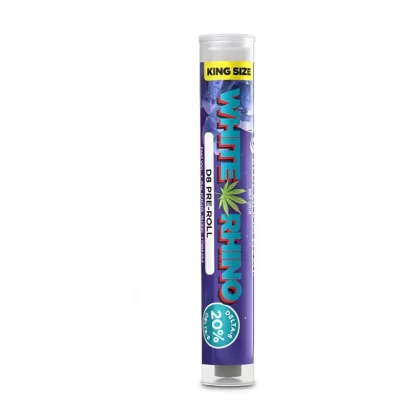 Blue Moon Hemp Delta 8 Pre-Rolls 1.5 Grams - White Rhino – Hybrid, Wedding Cake – Indica