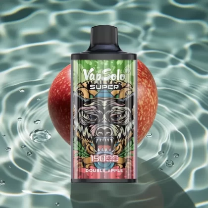 Vapsolo Super 15000 Puffs Disposable Vape – Double Apple, 40ml E-Liquid, 850mAh Mesh Coil, Type-C Charging - Bangvapeaustralia