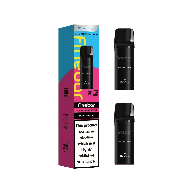 Hayati Finebar Prefilled Pods Blue Razz GB