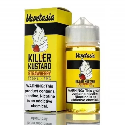 Vapetasia Killer Kustard Strawberry Vape e-liquid 100mL - Beyondvape