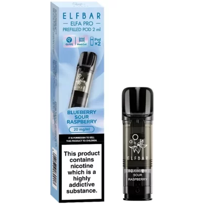 Blueberry Sour Raspberry Elf Bar Elfa Pro Pods (x2)