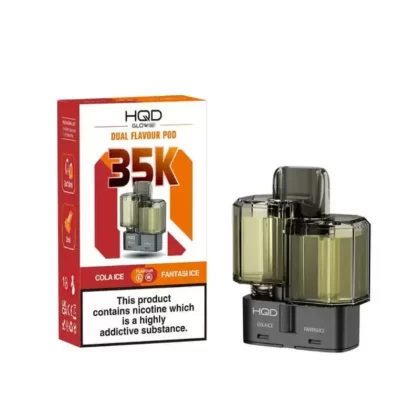 HQD Glow Air 35K Prefilled Pod Cola Ice / Fantasi Ice - Nicotine Strength#20mg
