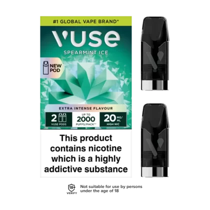 Spear Mint Ice Vuse Pro Pods - Vapeshop Co