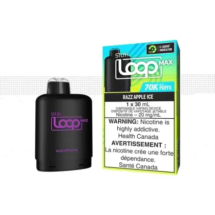 STLTH LOOP MAX POD PACK – RAZZ APPLE ICE