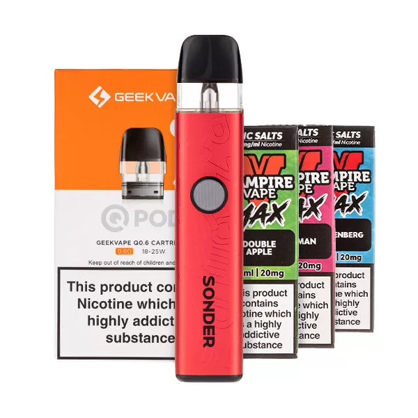 Geek Vape Sonder Q3 Pod Kit Bundle - Beat Navy / 0.6ohm - Image 2