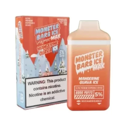 Monster Bars Max [6000 PUFFS] – Mangerine Guava Ice
