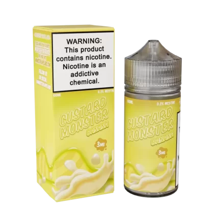Custard Monster - Banana - 100ML E-Liquid - 6MG