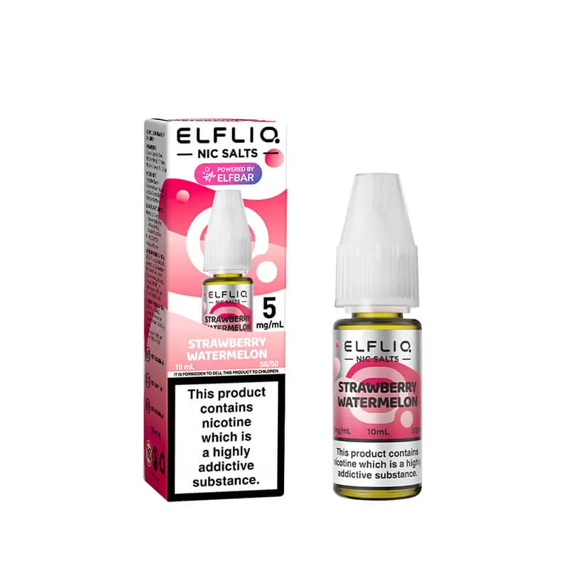 Elf Bar ElfLiq Strawberry Watermelon Nic Salt E-Liquid - Vapestore Co