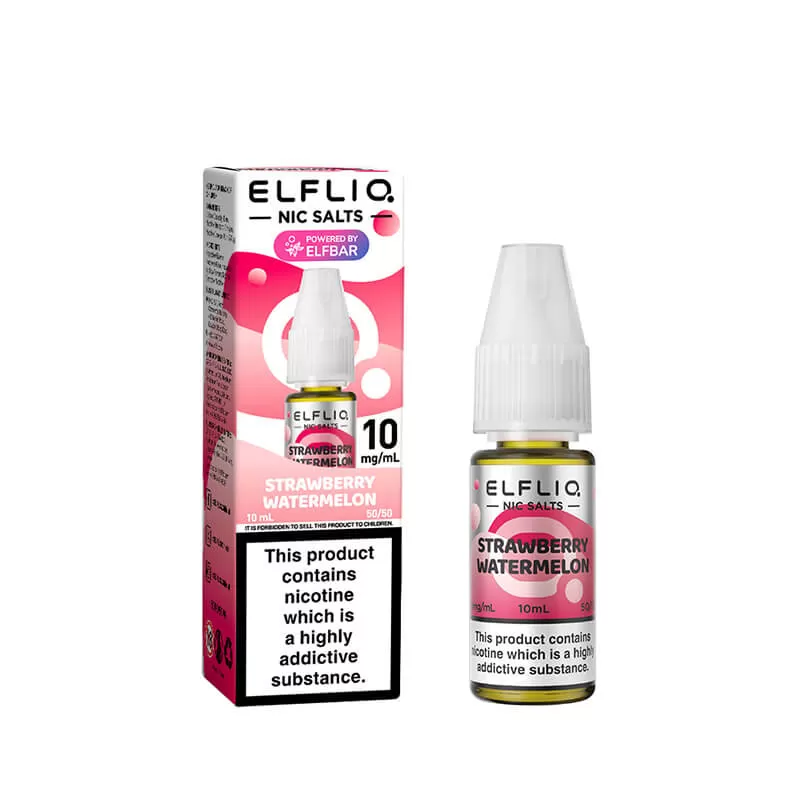 Elf Bar ElfLiq Strawberry Watermelon Nic Salt E-Liquid - Vapestore Co - Image 2