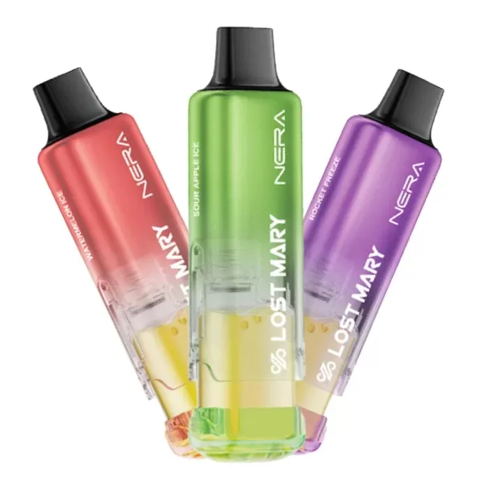 LOST MARY NERA FullView 70K Pod - Pack Count#Single Pack~Flavor#Blueberry Raspberry Ice>Dragon Strawnana>Miami Mint>Pineapple Passion>Pink Lemonade>Pomegranate Blast>Rocket Freeze>Scary Berr