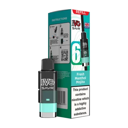Fresh Menthol Mojito IVG SAVR Refill Pack - 20mg - Vape Product