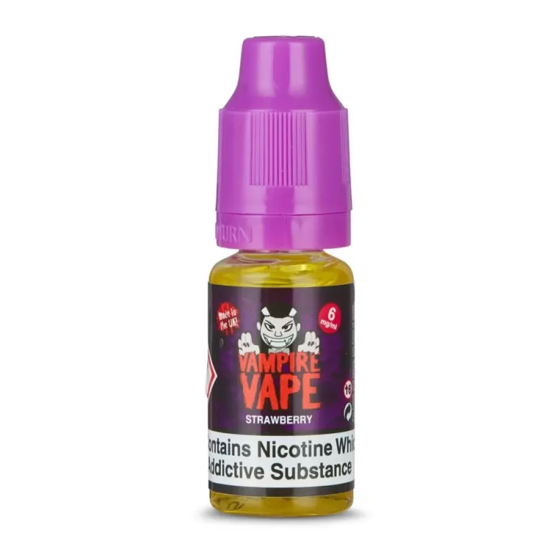 Strawberry E-Liquid by Vampire Vape (10ml) - 0mg