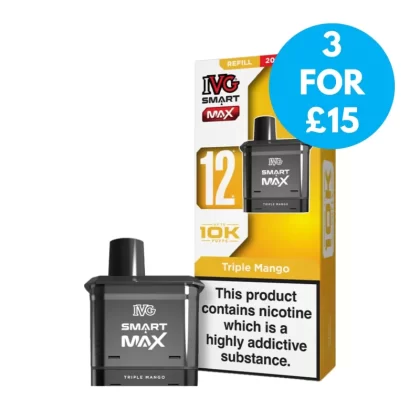20mg (2%) IVG Smart Max Prefilled Replacement Pods - Vape Co