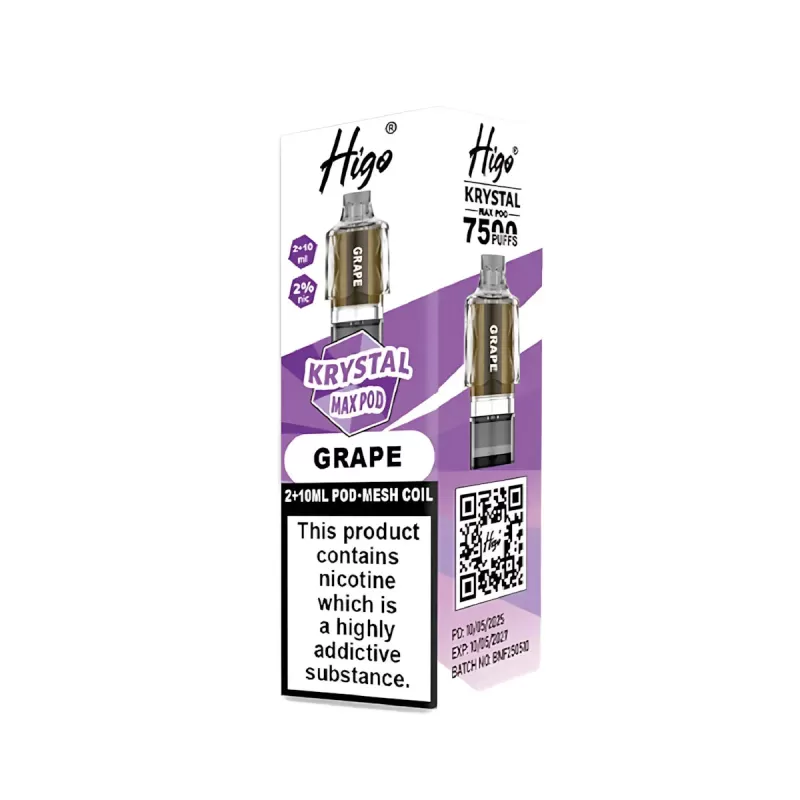 Higo Krystal Max 7500 Prefilled Pods - Fruit Gum