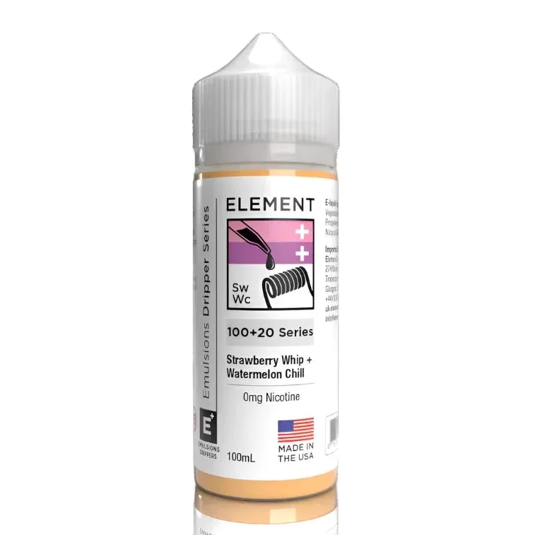 Element Strawberry Whip + Watermelon Chill 100ML Shortfill