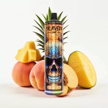 JNR Calavera 11000 Puffs Tipo-C 850mAh 21ml 1.0ohm Durazno Mango Piña Ice