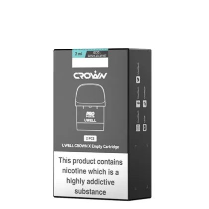 Uwell Crown X Empty Replacement Pods 2ml - Vape Product