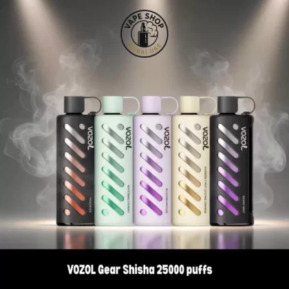 VOZOL Gear Shisha 25000 puffs Dual Mode 5MG Nicotine - Vape Product, FULL BOX 10 DEVICE; Berry Ice, Blackberry Ice