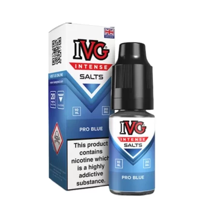Pro Blue Nic Salts E-Liquid Intense Salts Series by IVG (10ml) - 20mg