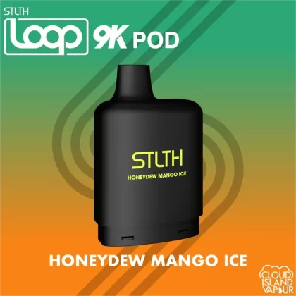 STLTH LOOP 9K Pod Pack – Honeydew Mango Ice