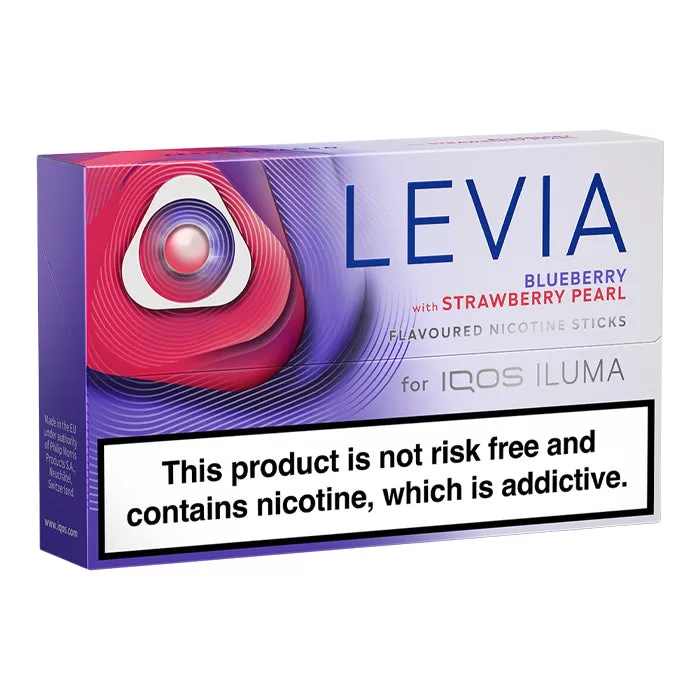 IQOS LEVIA - Blueberry with Strawberry Pearl Flavoured Nicotine Sticks - Add On
