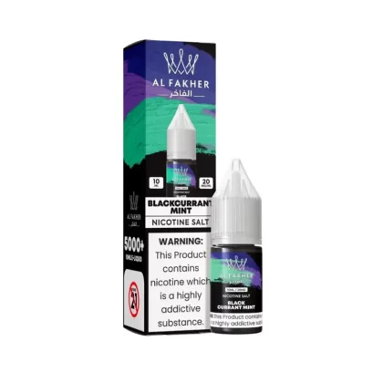 Al Fakher Blackcurrant Mint Nic Salt Vape Juice - 10mg
