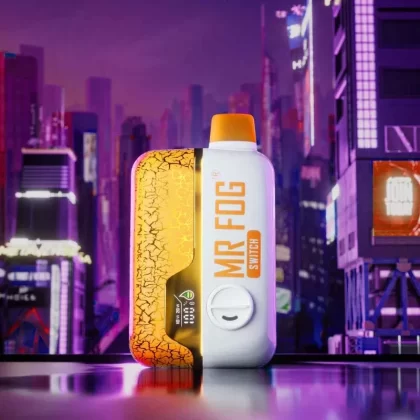 Mr Fog Switch Nicotine Free 15K Mango Dragon Fruit Lemon Ice Disposable Vape
