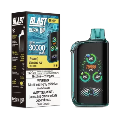 Drip’n Fasta Blast By Envi Banana Ice 30K Disposable Vape