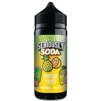 Tropical Twist Shortfill E-Liquid Seriously Soda Series by Doozy Vape Co (100ml) - 0mg