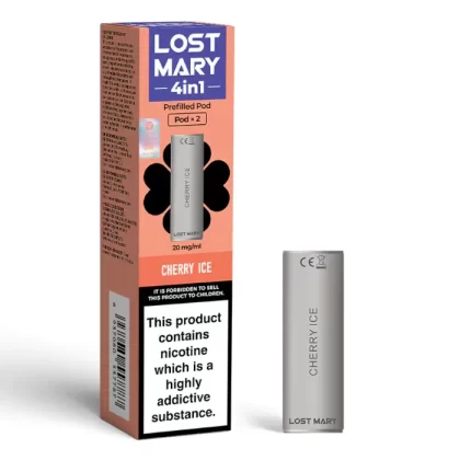 Lost Mary 4-in-1 Prefilled Pods – Cherry Ice- 2PK