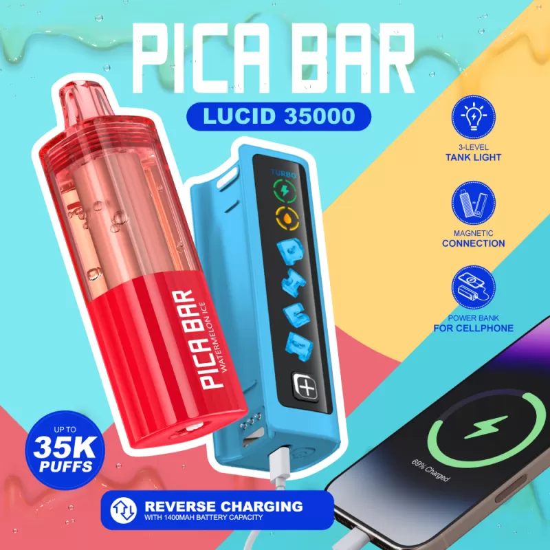 PICA BAR Lucid 35K Disposable KIT - 35,000 Puff