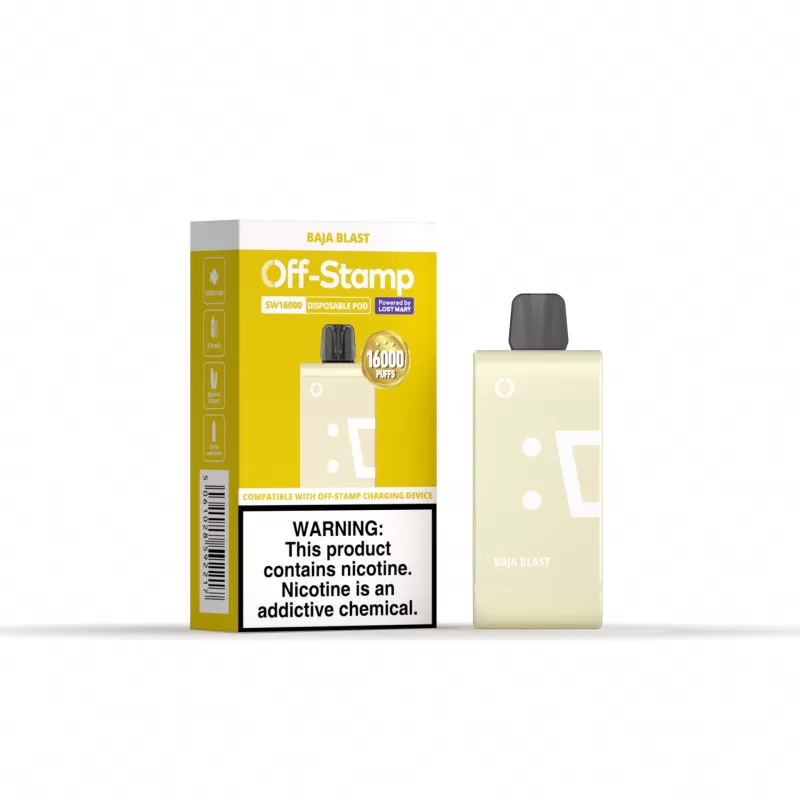 Off-Stamp SW16000 Disposable Pod Powered By LOST MARY – 16000 Puffs - Winter Mint - Image 2