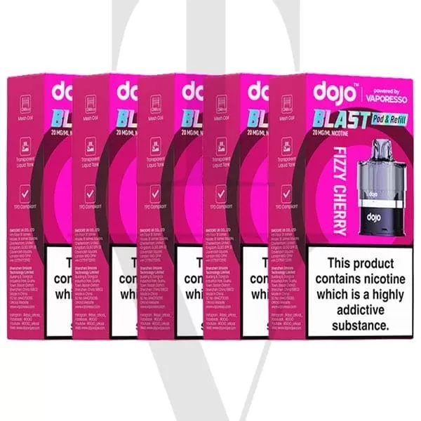 VAPORESSO DOJO BLAST 6000 PRE-FILLED PODS 5 X MULTIPACK