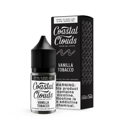 Coastal Clouds Salts Vanilla Tobacco e-Liquid 30mL - Vape Product, Vape Product (8A071F)
