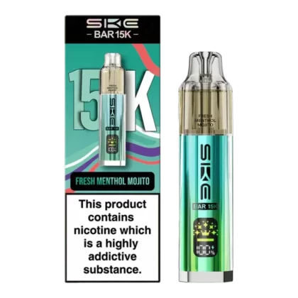 SKE BAR 15K FRESH MENTHOL MOJITO PREFILLED POD KIT