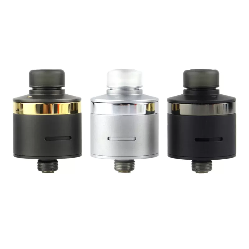 BP MODS Bushido V3 RDA Atomizer - DLC Gray +Genuine Gold
