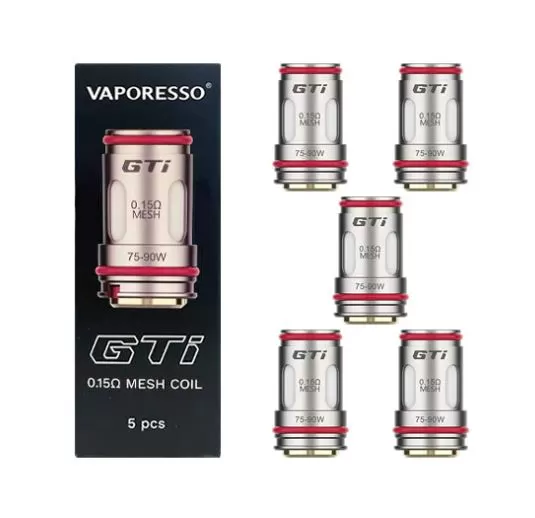 VAPORESSO GTI REPLACEMENT COILS - 0.2 ohm, 0.4 ohm - Image 2